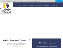 Tablet Screenshot of ctanxiety.com